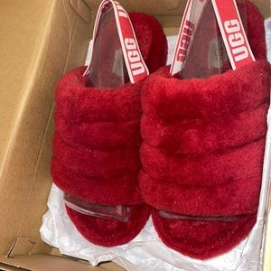 Ribbon Red Fluff Yeah Slide